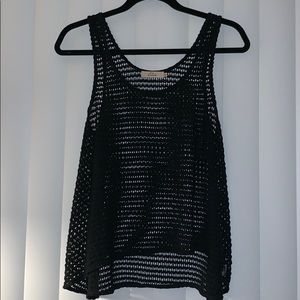 Black tank top